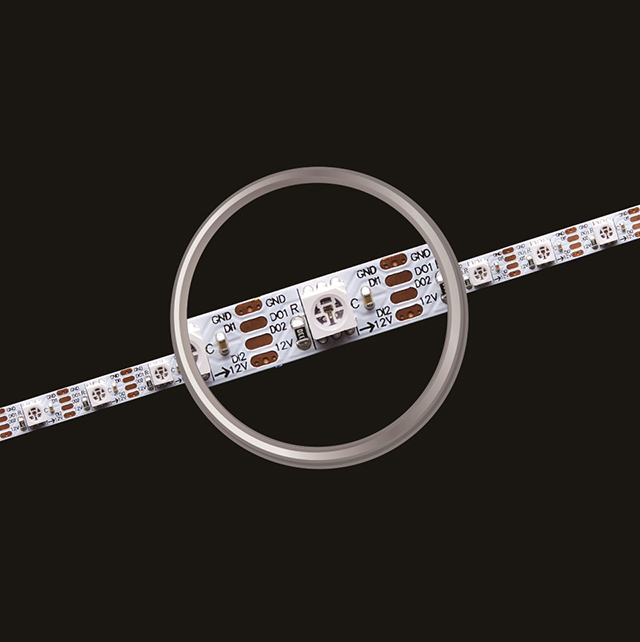 SMD5050 60LEDs 7,2 W Pixel RGB Led Strip Light Fabricante